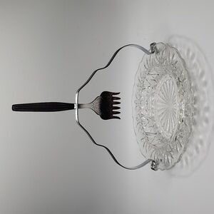 Seafood Set Vintage Glass 3 Piece Set